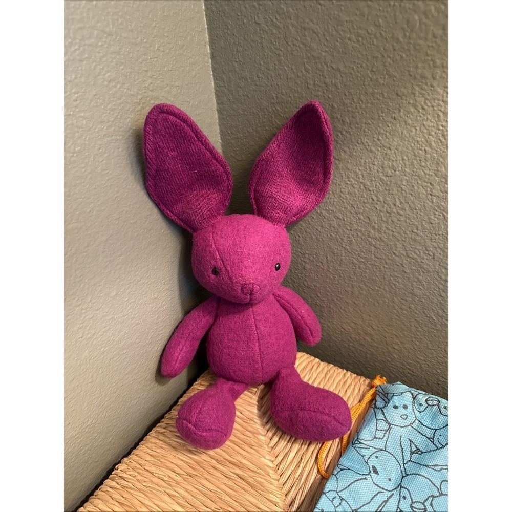 Jellycat Purple Vivi Bunny Plush - Rare & Retired Collection with Jellycat bag